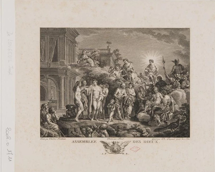 La riunione degli dei - Orléans ; musée des beaux, arts